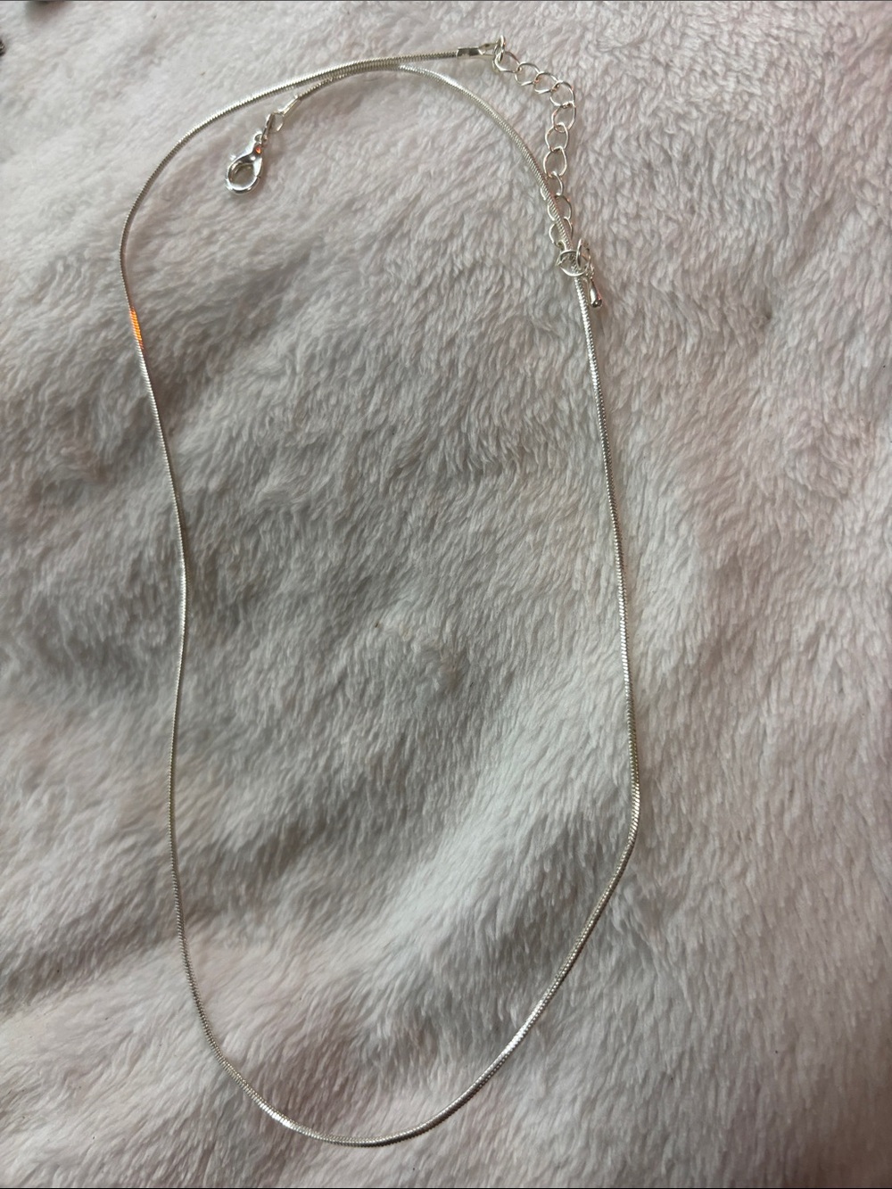 Sterling Silver Snake Chain Necklace - Sleek Women's Necklace
